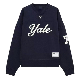 ZARLUVIP查罗春秋新款上衣运动学院风卫衣百搭V领女装4174304