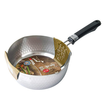 吉川进口不锈钢雪平锅可放洗碗机