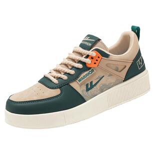 回力男鞋增高鞋子春季皮面防水男士运动5CM隐形内增高6CM休闲板鞋