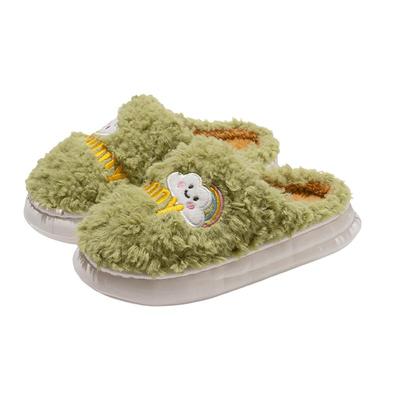 秋冬季居家保暖情侣卡通棉拖鞋