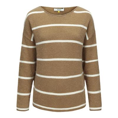 tanni百搭条纹套头针织衫
