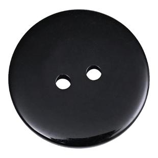 纽扣衬衫衣内垫大扣子开衫衣服四孔两眼透明黑白色圆形状袖小钮扣