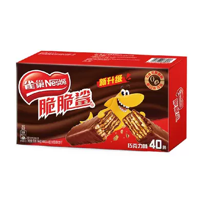 雀巢脆脆鲨威化18.6g×40条×1组