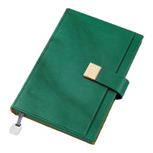 法拉蒙笔记本本子A5加厚荔枝纹软皮商务办公记事本精致高档礼盒公司办公企业培训广告印刷校庆礼盒定制印logo