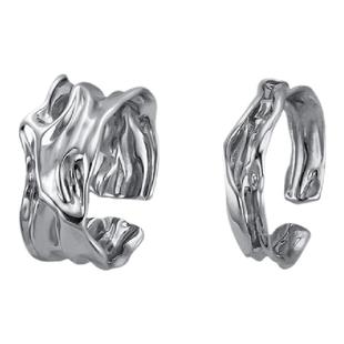 小众设计感开口情侣戒指女夏ins冷淡风食指戒2025年新款指环配饰