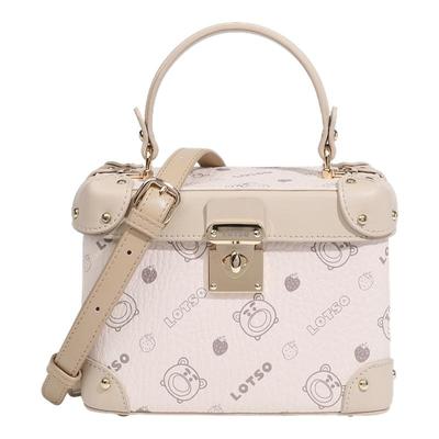 迪士尼正品草莓熊盒子包