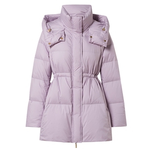 【商场同款】Lakoradior拉珂蒂优雅冬季新款时尚收腰连帽羽绒服