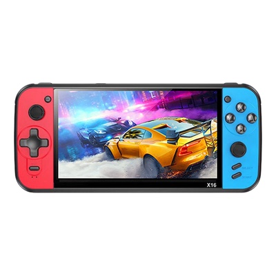 7寸儿童掌中游戏机怀旧复古FC正版大屏摇杆掌机双人手柄2026新款