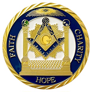 共济会创意装饰硬币纪念章旅游纪念品送男朋友礼物伴手礼指尖玩具