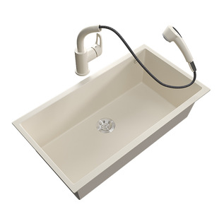 德国迈锐博石英石水槽大单槽台下盆厨房洗菜盆洗碗槽水池菜盆580