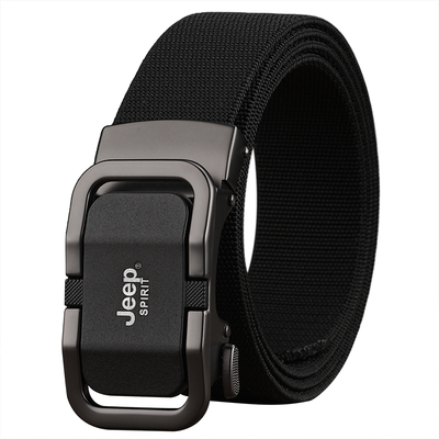 吉普新款男士自动扣帆布腰带