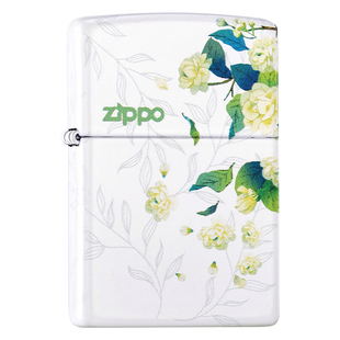zippo正品打火机 春绘茉莉官方旗舰店防风煤送男友生日礼物高颜值