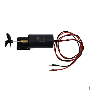 12V 16V水下推进器打窝船拖网无人船推行船模 防水有刷马达 电机