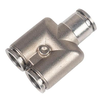 304不锈钢气管三通变径接头PY/PW