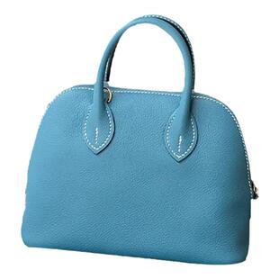 山羊纹迷你贝壳包女高级感bolide保龄球包春夏新款真皮单肩斜挎包