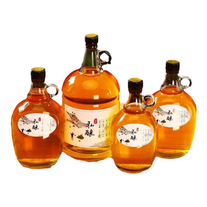 加州红酒玻璃密封泡酒瓶酒坛储存酵素瓶葡萄青梅自酿酒容器罐果汁