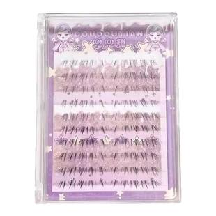 清冷感猫系漫画睫！懒懒小猫须下睫毛假睫毛自然浓密狐系斜飞仿真