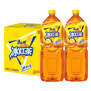 康师傅冰红茶2l*6瓶整箱多味2升绿茶大瓶装鲜果橙茉莉蜜茶批特价