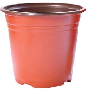 双色盆加厚营养钵育苗杯草莓简易花盆外红内黑育苗盆塑料厂家直销