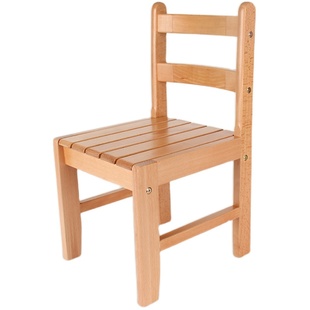 实木小椅子靠背家用矮款凳子木头小板凳 靠背椅小木凳 儿童小木椅