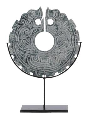 新中式现代龙玉璧摆件