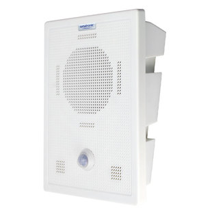 施工现场安全语音提示器蓝牙工地红外人体感应播报器车间定时播放