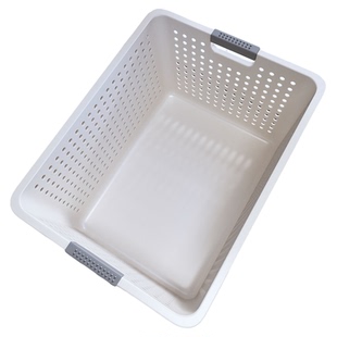 佳帮手厨房收纳筐橱柜杂物零食收纳盒家用桌面储物箱塑料置物篮子