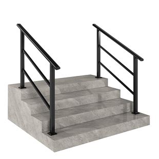 农村自建房老人台阶扶手家用室内外铁艺楼梯栏杆别墅户外自装护栏