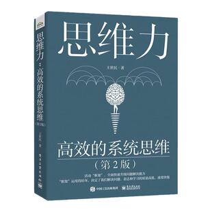 思维力 高效的系统思维 第二版 王世民 改变思维方式 逆向思维逆转思维大数据 人际交往职场自我实现 心理学励志逻辑思维教程书籍