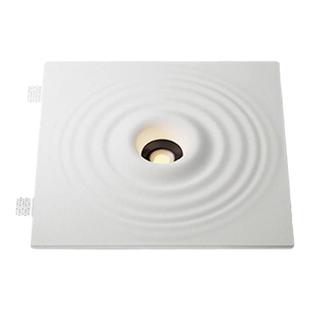 创意水波纹石膏灯嵌入式无边框智能筒射灯卧室客厅天花无主灯工厂