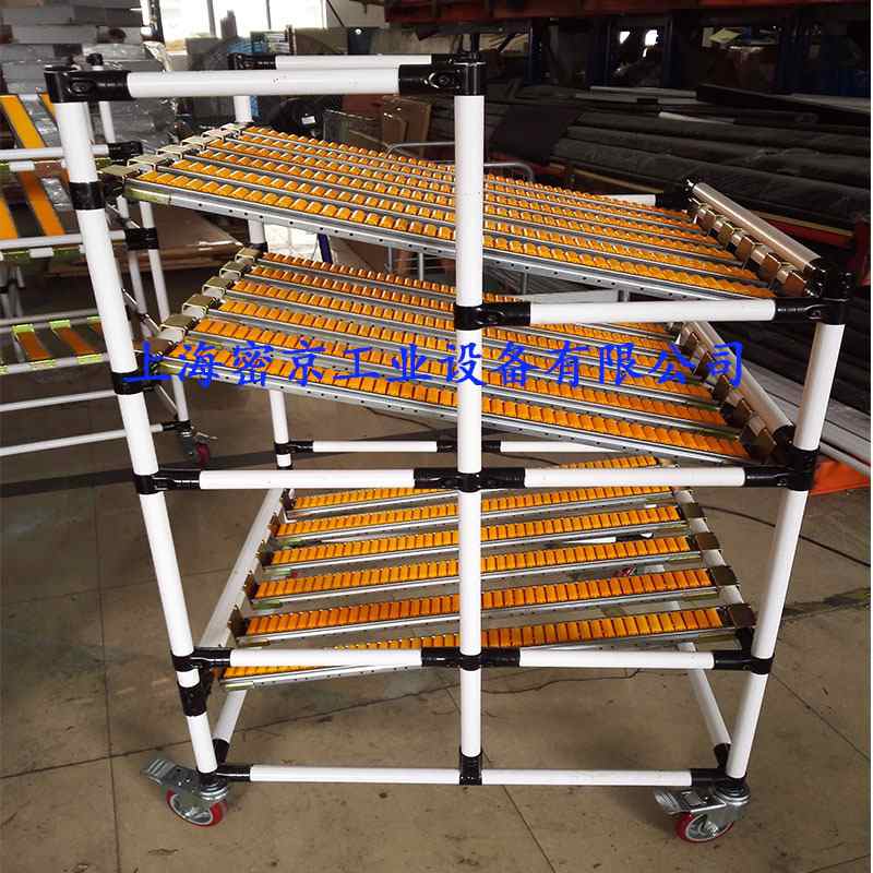 厂家供应专业定制各种尺寸精益管货架推车工作台推车