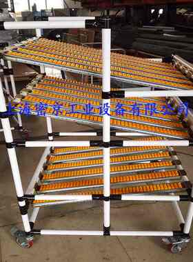 厂家供应专业定制各种尺寸精益管货架推车工作台推车