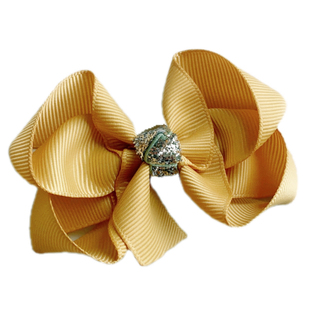 大中小号蝴蝶结发夹女孩欧美简约气质纯色搭配头饰儿童发饰bows款