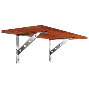 2支装 免打孔不锈钢三角架墙上支架托架承重墙壁层板托隔板支撑架