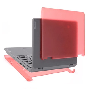 适用联想500e/300e Yoga Chromebook Gen 4笔记本保护壳100e卡扣式外壳防震防摔壳PC材质防刮花防磕碰防尘