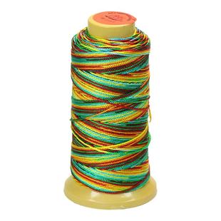 端午五彩绳diy线材编织线五丝绳五彩线端午节编手链编子弹壳线绳