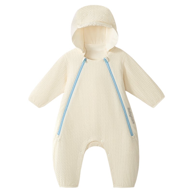 Babycare婴儿衣服新生儿宝宝中层绒哈衣爬服保暖秋冬连体衣服