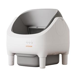 pokpaw开放式智能全自动猫厕所缅因超大号铲屎机电动清理猫砂盆