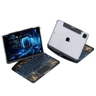 iFacemall适用苹果平板妙控键盘iPadAir6磁吸2024Pro11寸平板5保护套pad一体10代9蓝牙电脑4智能鼠标12.9触控