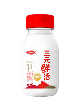 三元乐活牛奶200ml*10瓶装