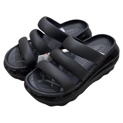 Crocs/卡骆驰增高凉拖女时尚厚底