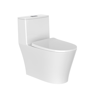 九牧卫浴虹吸式马桶抗菌防臭节水陶瓷马桶家用卫生间普通坐便器