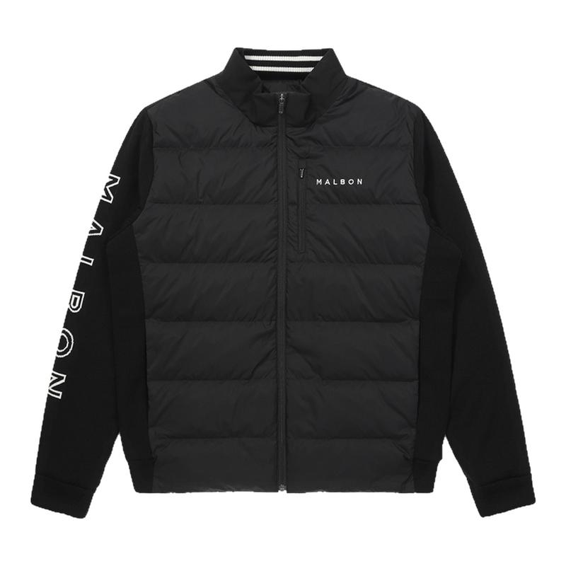 立领保暖针织羽绒服防风夹克外套