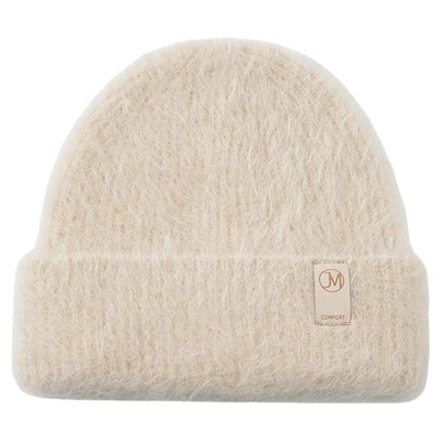 玖慕羊驼毛针织帽子女秋冬毛线帽