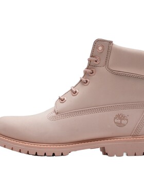 Timberland添柏岚女鞋高帮靴秋季新款户外休闲鞋皮革英伦风马丁靴
