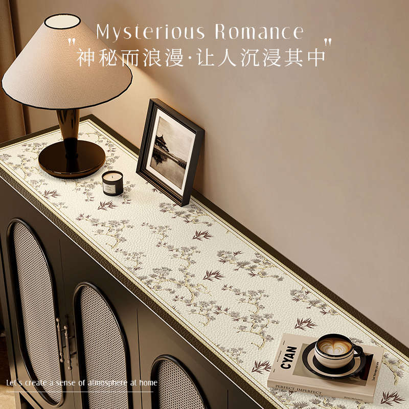 餐边柜桌垫高级感防尘垫电视柜鞋柜防脏垫免洗防水防油台面保护垫