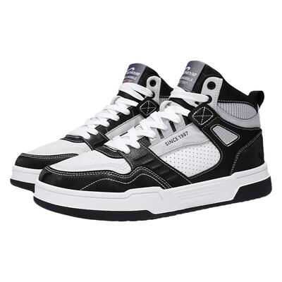 贵人鸟官方旗舰店高帮男鞋板鞋夏季款2024新款百搭耐磨潮流运动鞋