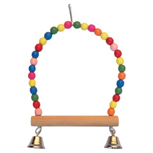 鹦鹉秋千虎皮彩虹云梯玩具小太阳攀爬绳吊环爬梯玄凤鸟用笼子配件