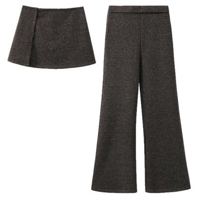 设计感小众小个子裤子