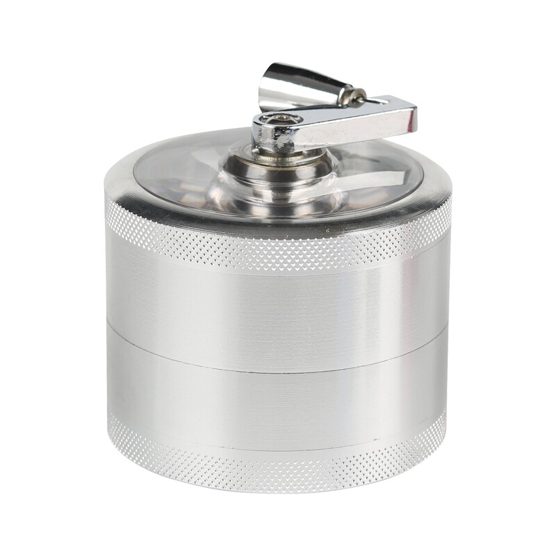 手摇四层大号烟丝切片磨烟器